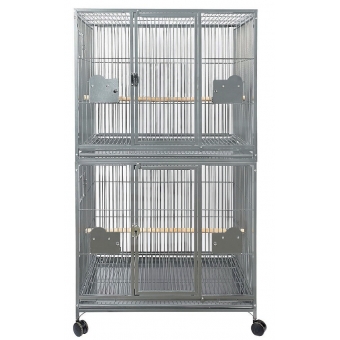 2 STACK DOUBLE CAGE PEPPER PLATINUM